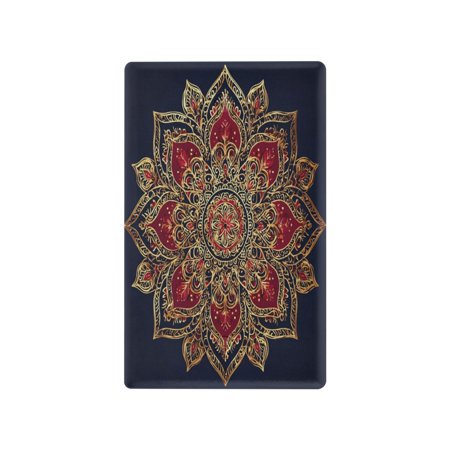 IAUYY Retardant PC Material Unused Outlet Cover Switch Plate Covers Easy DIY Installation with Screws Light Switch Cover Plate Deep Blue Mandala