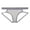 Gray, variant on Men's Open Butt Jockstrap Briefs Sexy Mesh Fishnet Underwear Low Rise Breathable Athletic Supporters Comfortable Transparent Lingerie