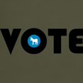 thumbnail image 3 of CafePress - Vote Blue White T Shirt - Men's Classic Graphic Cotton T-Shirt, 3 of 4