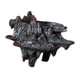 thumbnail image 4 of Maceta de resina para bonsái, diseño de rocalla, 19,8 x 13 x 15 cm, decorativa, hecha a mano. Negro, 4 of 9