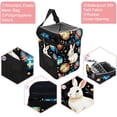 thumbnail image 2 of Easter Foldable Car Trash Can with Lid, Leak-Proof Mini Trash Can, Hanging Storage Bag for Car, 2 of 6