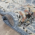 thumbnail image 5 of Well Woven Andria Medallion Botanical Blue Distressed 9'3" x 12'2 Area Rug, 5 of 8