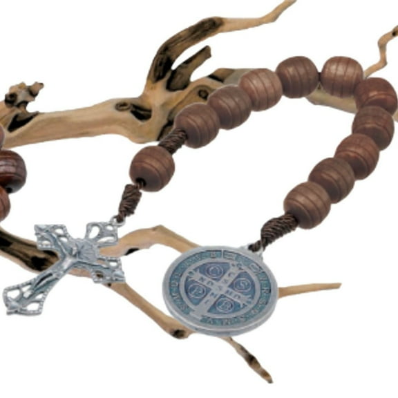 St Benedict Medal Decade Rosary On Cord 9 1/4-inch