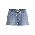 thumbnail image 4 of No Boundaries Drawstring Utility Shorts with Porkchop Pockets, 2" Inseam, Women's, 4 of 5