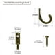 thumbnail image 5 of Gancho de Pared de 116 Piezas, Pequeños para Abrigos, Percha ÚNica para Colgar Tazas de Café, Toalla de Cocina Color de Bronce, 5 of 5