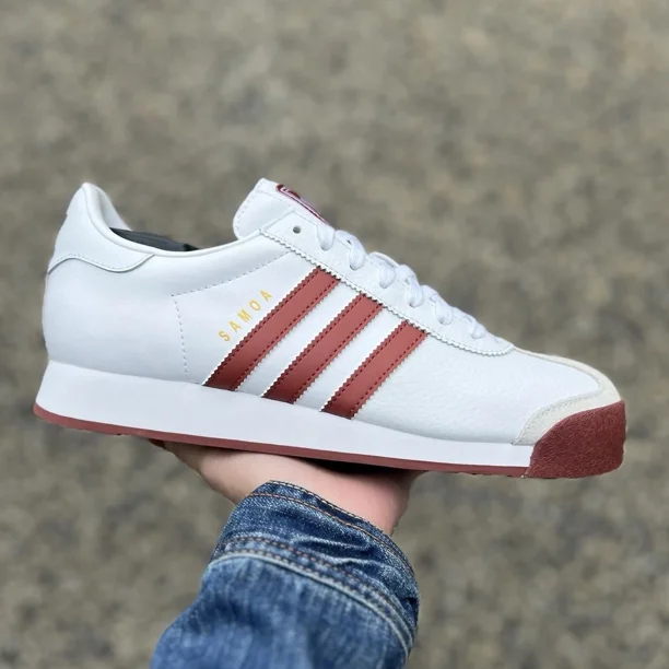 Adidas Originals Samoa Men’s Running Shoe Athletic Sneakers White Footwear #045