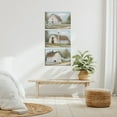 thumbnail image 4 of Barn Prints Farmhouse Old Barn Wall Art Handpainted Barn Painting Barn and Flowers Wall Decor Rustic Bedroom Wall Decor Farmhouse Barn Windmills Art for Bedroom Living Room Framed 12"x 16"x3Pcs, 4 of 8