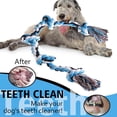 thumbnail image 5 of Olurrisa Dog Rope Toy for Large Medium Dogs,  3 Feet 5 Knots Dog TChew oy, Sturdy Rope toy for Dogs Tug Teeth Cleaning, 5 of 7