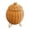 set 2, variant on Handwoven Rattan Pumpkin Storage Jar with Lid, Natural Wicker Organiser for Halloween Decor, Small Snacks Bits Holder for Home Kitchen Decoration