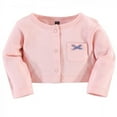 thumbnail image 4 of Hudson Baby Infant and Toddler Girl Cotton Dress and Cardigan 2pc Set, Blush Floral, 4 Toddler, 4 of 4