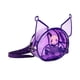 thumbnail image 2 of Mochila Mini Transparente Morada Kuromi Cabeza para Adultos en PVC de 12", 2 of 7