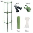 thumbnail image 2 of Plant Cage Tool 3 Sizes 2021 New Arrival 3pcs Set Stakes Vegetable Trellis Plastic Garden Planting Tools Plants Racks, 2 of 2