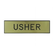 Swanson Christian Supply 059432 Badge Usher Pin With Safety Catch Gold Formica