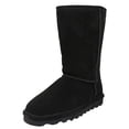 thumbnail image 1 of Bearpaw Elle Tall Black Ii Mid-Calf Leather Snow Boot - 5M, 1 of 3