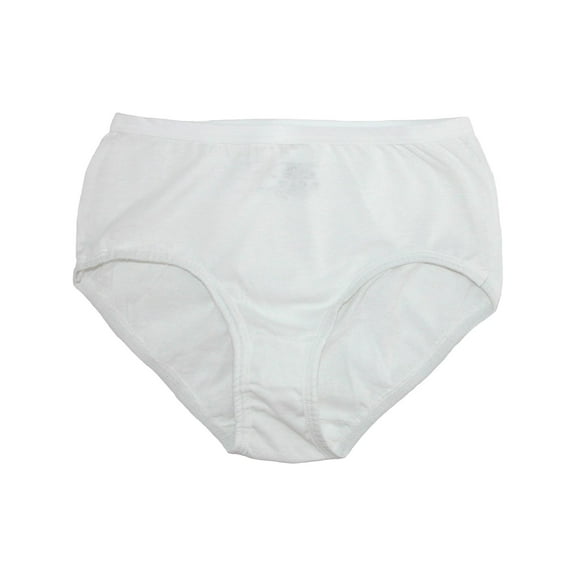 Fruit of the Loom White Cotton Briefs, 6 Pack (Little Girls & Big Girls)