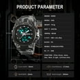 thumbnail image 6 of SKMEI Mens Digital Watch Sport Waterproof Watch Analog Military Tactical Watches LED Backlight Alarm Stopwatch Wrist Big Face Watches, 6 of 6