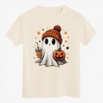 thumbnail image 7 of TOWED22 Toddler Girls Boys Halloween Shirts Graphic T Shirt Tee Short Sleeve Halloween Tops Fall Tee for Kids, 7 of 7