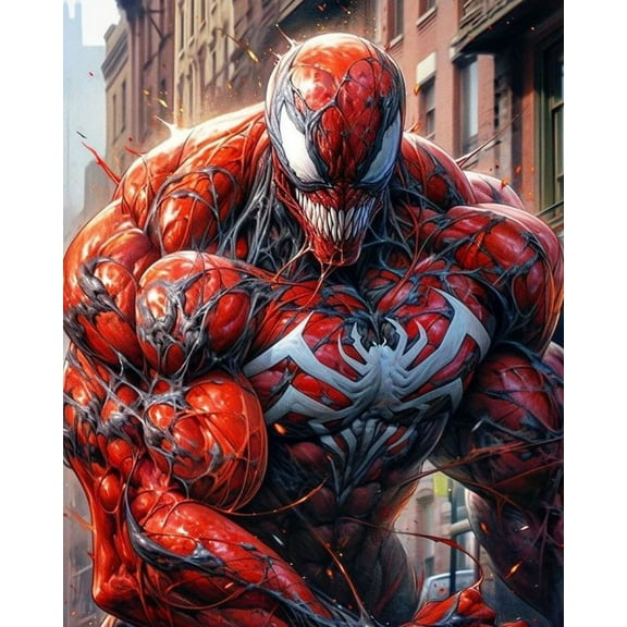 Venom Diamond Art Painting Kits - Full Drill Diamond Dots Paintings for Beginners, Round 5D Paint with Diamonds Pictures Gem DIY Adult Crafts 12x16inch