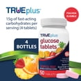 thumbnail image 6 of TRUEplus Glucose Tablets, Chewable, Tropical Fruit Flavor, 50 Ct, 4 Bottles, 6 of 9