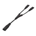 thumbnail image 3 of Cable Divisor de Potencia Cable de Extensión de Alimentación C8-C7 Cable Kettle Sunnimix Cable de alimentación dividido en Y, 3 of 7