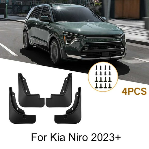yaaqii 4Pcs Mudflaps Mudguards For KIA Niro 2023-2025 Mudguards Tire Fenders Mud Flaps
