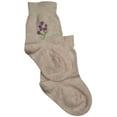 thumbnail image 2 of Tic Tac Toe Girls Ankle Sock 31860-XX-Small (heathered pink flower), 2 of 3