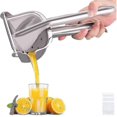 thumbnail image 1 of Stainless Steel Citrus Juicer - Heavy Duty Manual Lemon Press for Lemon, Orange, Lime, 1 of 3