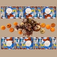 thumbnail image 5 of Placemats Set of 4 Heat-Resistant Rectangle Place Mats Butterfly Blue Washable Plastic PVC Dining Table Mat Non-Slip Wipeable Woven Vinyl Placemat for Kitchen Patio Table Decor, 5 of 5