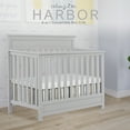 thumbnail image 3 of Dream On Me Harbor 4-in-1 Convertible Mini Crib in Pebble Grey, Greenguard Gold Certified, 3 of 13
