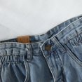 thumbnail image 6 of Korean Version Of Retro High Waist Loose All-match Rolled Edge Casual Fashion Denim Shorts, 6 of 6