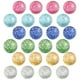 thumbnail image 1 of Pelotas hinchables con purpurina, 32 mm, 6 colores, para niños, 24 unidades, 1 of 7