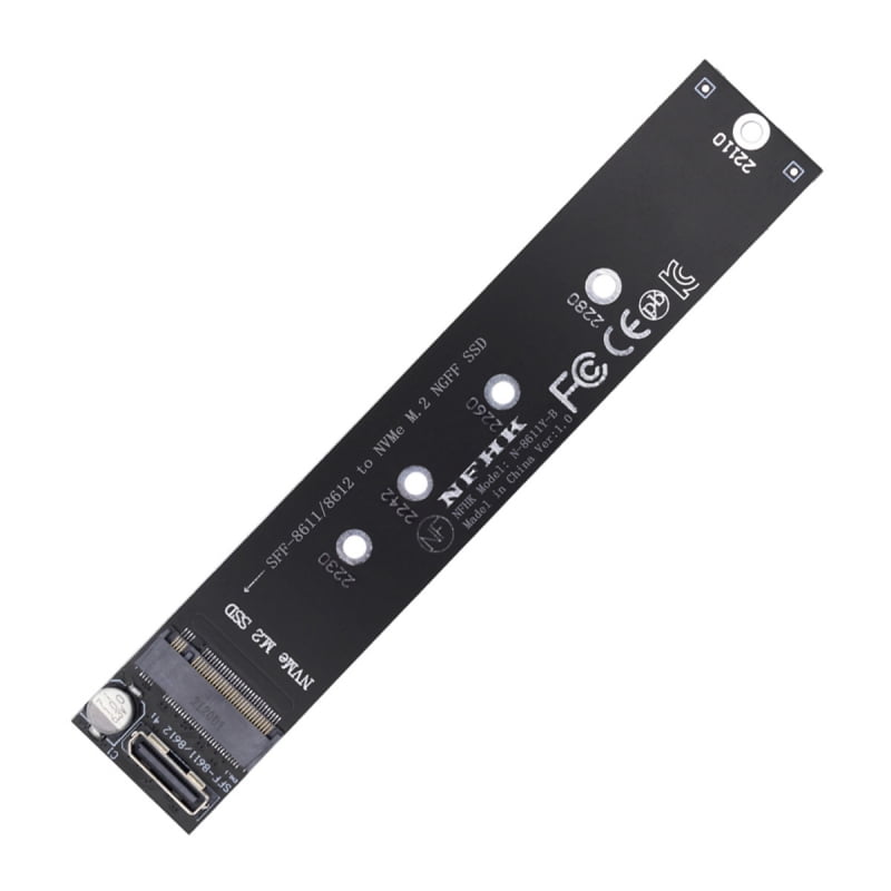 JSER Oculink SFF-8612 SFF-8611 to M.2 Kit NGFF M-Key to NVME PCIe