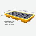 thumbnail image 2 of GXCZ Spill Platform, Stackable Anti-slip Spill Containment Platform, Modular Outdoor Warehouses Factory Garage Storage Oil Drums Spill Pallets, Polyethylene Leakproof Tray ( Size : 26.57x14.76x4.72in/67.5x, 2 of 7