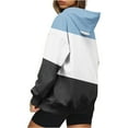thumbnail image 6 of Today kttectoa Womens Tops Long Sleeve Hooded Hoodie Sweatshirts Color Block Graphic Hoodies Hoodies with Pockets Oversized Hoodie Fall Fashion Womens Fall Fashion 2024, 6 of 6