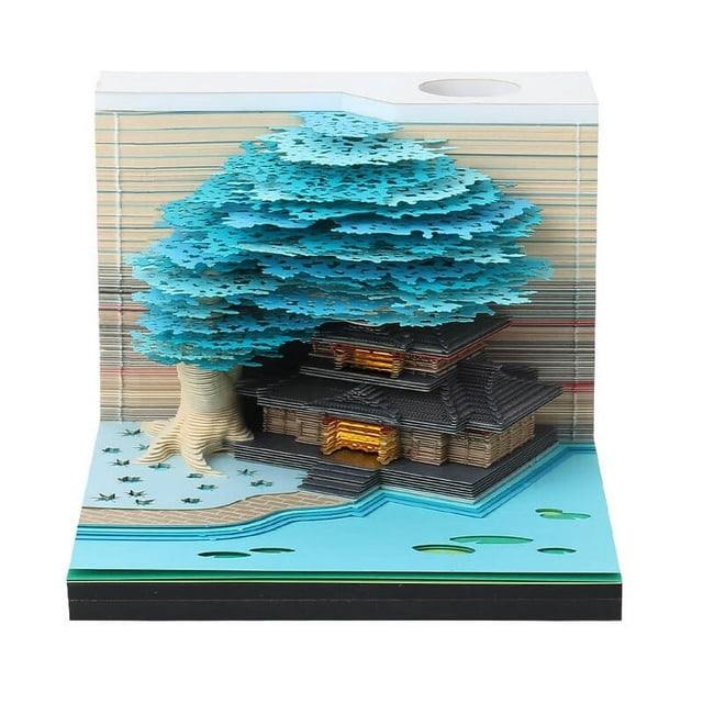 Desk Calendar With LED Lights 2024 Calendar Memo Pad Creative Desk Calendar