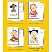 Key Education Lets Learn Sign Language Learning Cards (160 cards) Grade PK-2