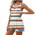 thumbnail image 3 of QUNYINEY Striped Womens Tank Top Casual V Neck Camisole Sleeveless Tops Loose Flowy Summer Tank Tops, 3 of 7