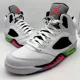 thumbnail image 5 of Ni - ke Air Jordan 5 Retro Poison Green White Athletic Shoes Size 13 Men's 136027-115, 5 of 5