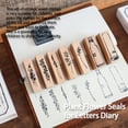 thumbnail image 3 of Stamp Square Clear Pattern Signet Relieve the Pressure Pattern Printing and Decorative Reusable Seal Set Craft Card Making Letters Scrapbook Type 1, 3 of 9