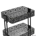 thumbnail image 2 of Linon Metal Three Tier Cart, Black, 29 inches Tall, 2 of 3