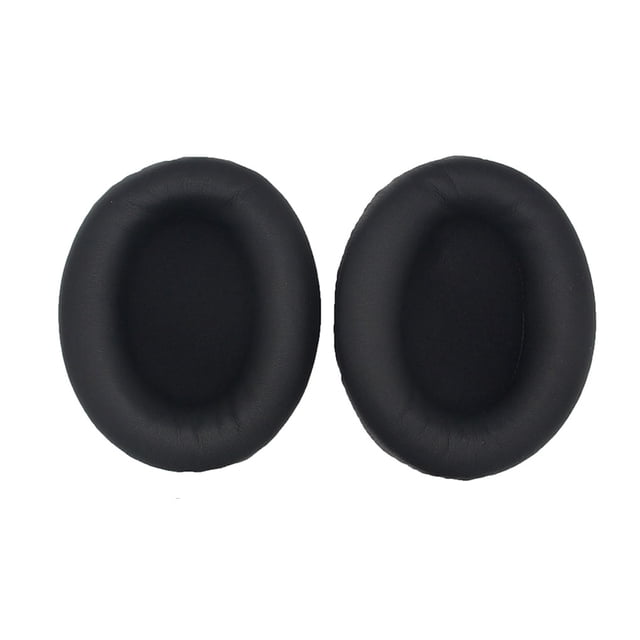 Almohadillas para auriculares, almohadillas para los oídos, cojín profesional de cuero, funda de esponja, piezas de reparación, repuesto para auriculares WH-1000XM4, color marrón