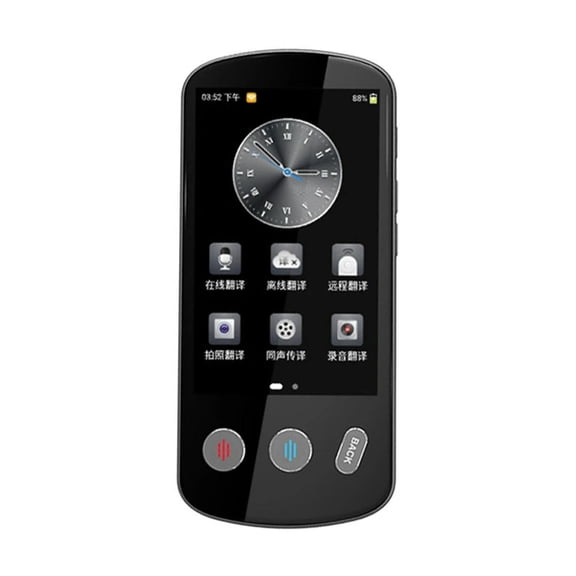FOR 1PCS P60 Portable Audio Translator 138 Languages Offline Real-Time Smart Translation AI Voice Photo Translation Device