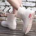 thumbnail image 6 of Ladies' Thick Soled Fashionable Rain Boots Anti Rain Boots Outdoor Couple Style Fishing Car Washing Waterproof Short Tube Rain Rubber Shoes Khaki Color 37, 6 of 6