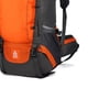 thumbnail image 5 of Mochila de tela Oxford transpirable y resistente al desgaste con hebilla para escalada, senderismo, camping, 65 l, color naranja, 5 of 12