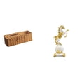 thumbnail image 1 of Estuche para pañuelos de escritorio,Caja de pañuelos faciales de papel retro de madera,Tapa para caja de pañuelos,porta servilletas de papel facial,Figura de escritorio,Estantería con, 1 of 8