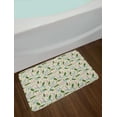 thumbnail image 2 of Spring Bath Mat, Romantic Floral Composition with Daffodils Lilies of the Valley and Wildflowers, Plush Bathroom Decor Mat with Non Slip Backing, 29.5" X 17.5", Multicolor, by Ambesonne, 2 of 2