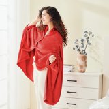 Poncho Coperta Mellowdy Per Donne | Modello Lazy Con Tasche E Finta Pelliccia