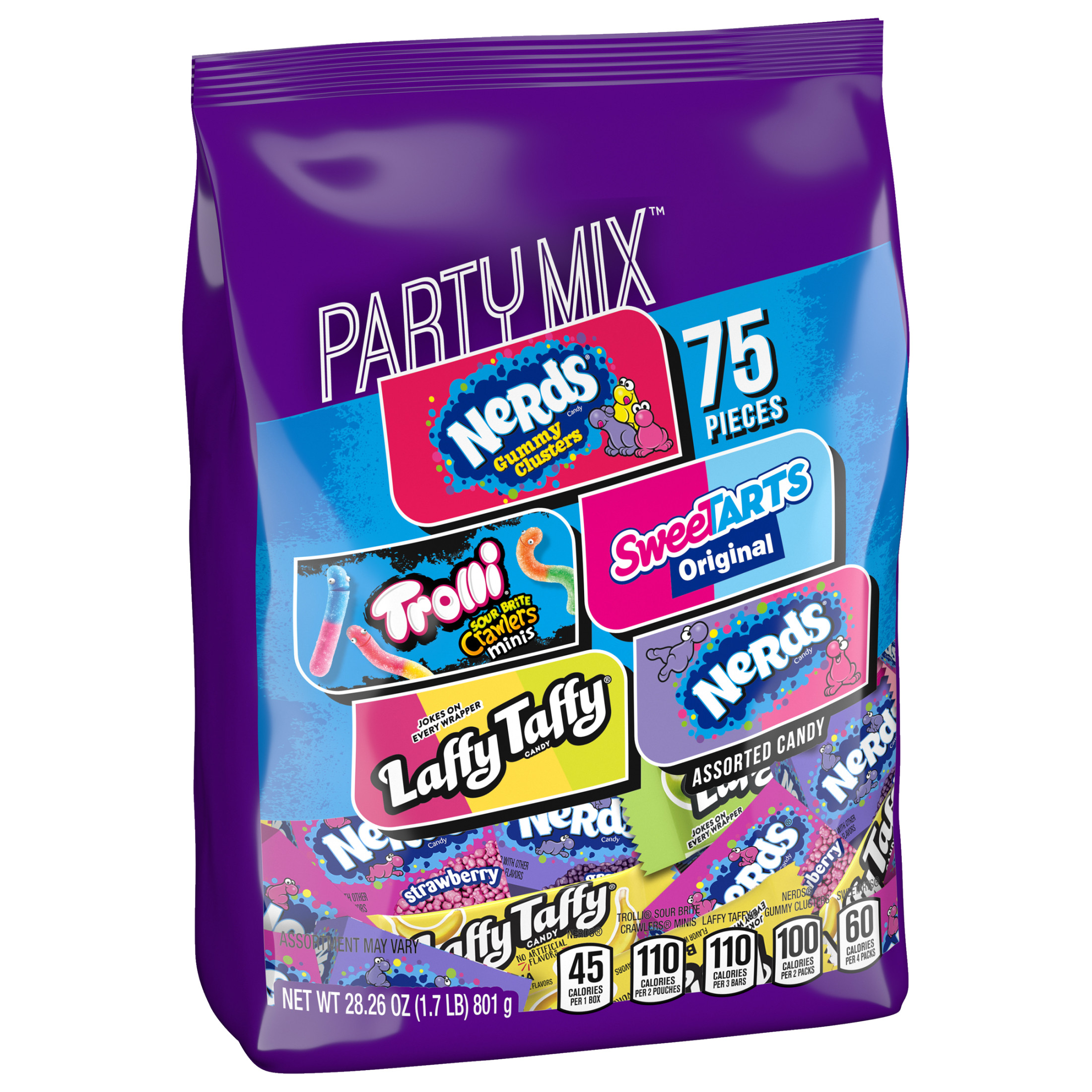 SweeTARTS Variety Party Mix Candy, 75 Count, 28.6 oz photo 2