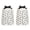 Black Bow, variant on 10 Strawberry Street Bella Canister, Bows & Blossom, Set of 2