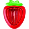thumbnail image 3 of MSC  International JOIE's Simply Slice Strawberry Slicer with Huller, Red, 4.5 x 1.25 x 7 inches, Plastic, 3 of 5